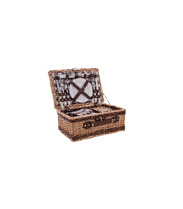 CESTINO PIC NIC IN VIMINI LAGUIOLE