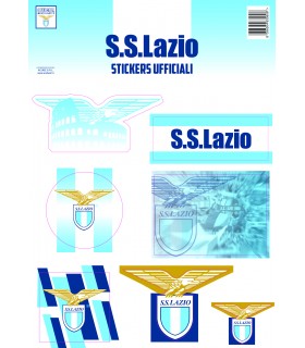KIT Stickers  SU FOGLIO A4 S.S. LAZIO