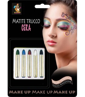 Set 5  Matite per Trucco colori assortiti