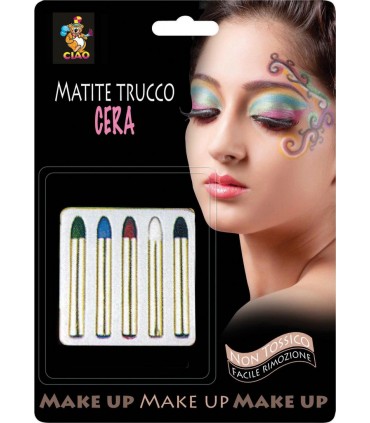 Set 5  Matite per Trucco colori assortiti