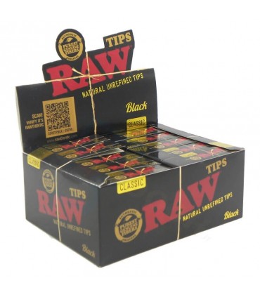 CARTA DA FILTRO RAW BLACK edition CONF. 50 LIBRETTI DA 50 CARTONCINI