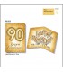 BIGLIETTO CROMO BUON COMPLEANNO POP UP 90 ANNI CONF. 6 PZ. MONOSOGGETTO
