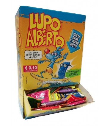 CARAMELLE GOMMOSE LUPO ALBERTO GELCO  CONF. DA 200 PZ.