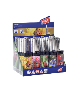 Accendigas prof BBQ LADYbird Expo da 25 pz. assortito con 5 fantasie