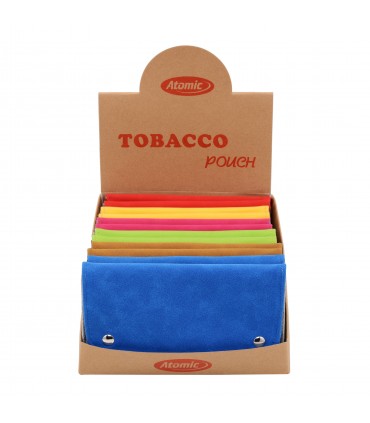 Busta Portatabacco XL Atomic in Alcantara  Conf. 12 pz. colori assortiti