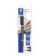 Pennarello Lumocolor STAEDTLER 2 PUNTE - TRATTO F 0.6MM E TRATTO M 1.5MM   COLORE NERO