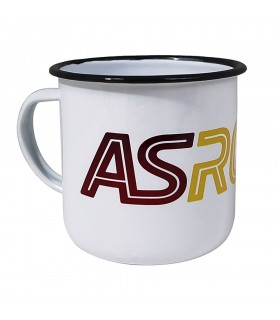 Tazza in acciaio A.S. Roma confezionata in scatola da regalo