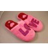 PANTOFOLE " LOVE " CON SCRITTA GLITTER