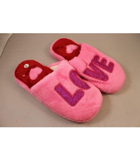 PANTOFOLE " LOVE " CON SCRITTA GLITTER