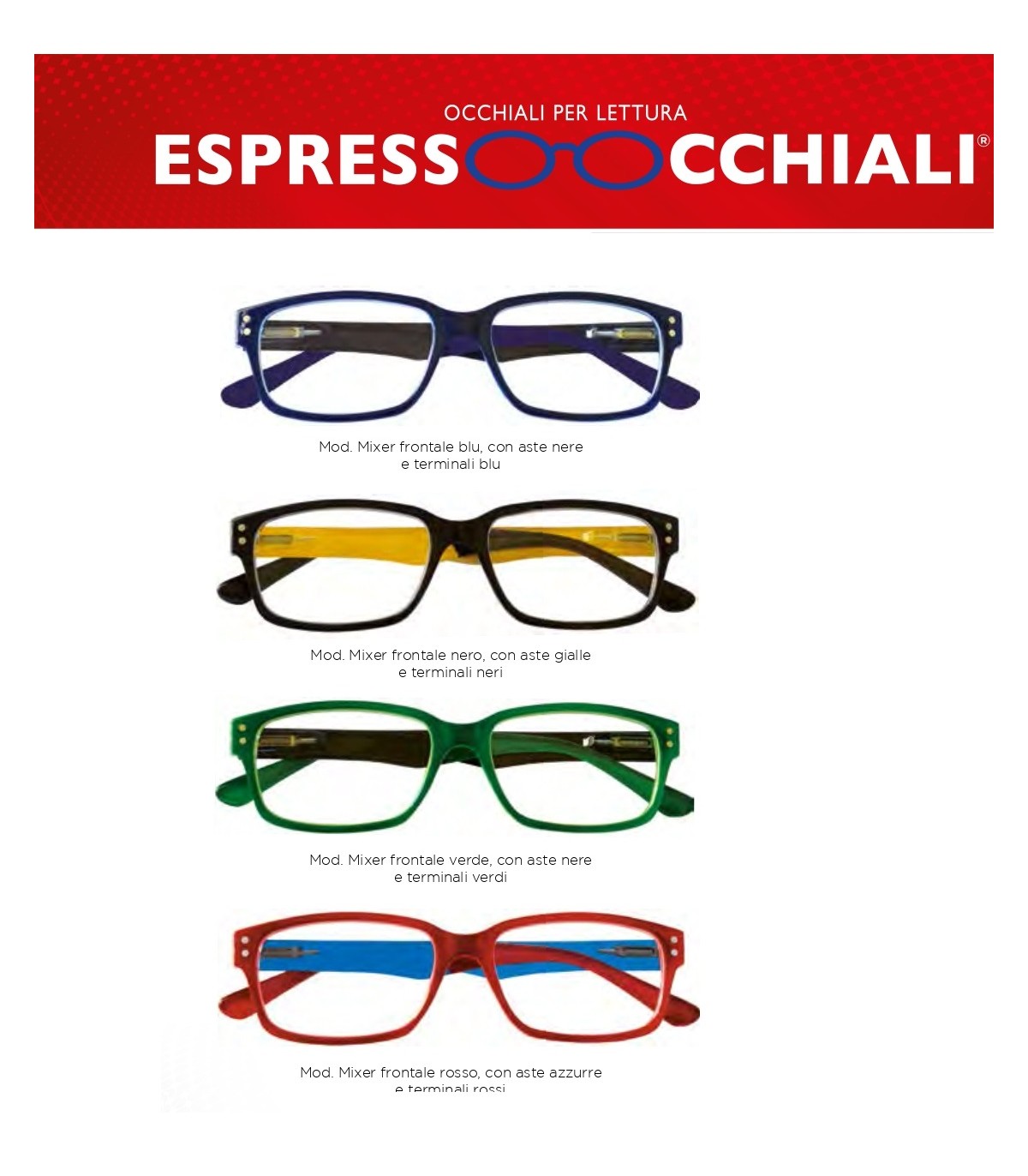 Espressoocchiali Occhiali Da Lettura Mod. Classic 2 Verde – Gradazione +3,50 – Certificati Ministero Salute, Aste Flessibili
