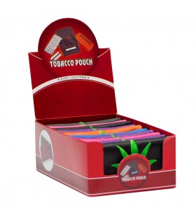 Portatabacco In Similpelle conf. da 12 pz. assortito in 5 colori