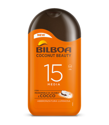 LATTE SOLARE BILBOA COCONUT BEAUTY 200ml FP 15 +