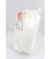 Fiocco strip brizzolari H.5cm conf. 30 pz. colore bianco