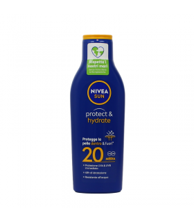 Latte Solare Nivea SUN PROTECT & HYDRATE da 200 ml FP 20+