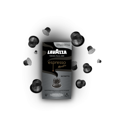 Capsule Lavazza IN ALLUMINIO Espresso maestro ristretto Compatibili Nespresso conf. da 10 capsule