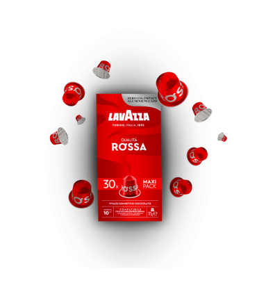 Capsule Lavazza IN ALLUMINIO QUALITA ROSSA Compatibili Nespresso conf. da 10 capsule
