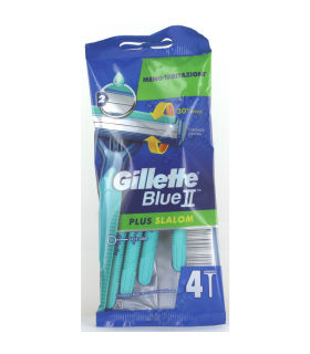 Gillette Blue II Plus Slalom   4pz. usa e getta 1 PZ.