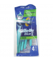 Gillette Blue II Plus Slalom   4pz. usa e getta 1 PZ.
