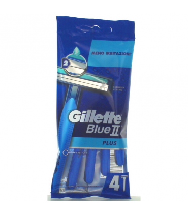 Gillette Blue II Plus  4pz. usa e getta 1 PZ.
