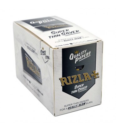 Cartina Rizla corta Silver conf. 100 libretti da 50 cartine