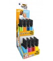 ACCENDIGAS ELETTRONICO BIC EZ REACH ESPOSITORE IN CARTONE DA 40 PZ.  COLORI ASSORTITI