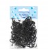Mini Elastici per Capelli le Kikke colore Nero bustina 100pz. conf. 24 bustine