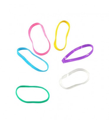 Mini Elastici per Capelli le Kikke colori Pastello bustina 100pz. conf. 24 bustine