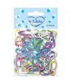 Mini Elastici per Capelli le Kikke colori Pastello bustina 100pz. conf. 24 bustine