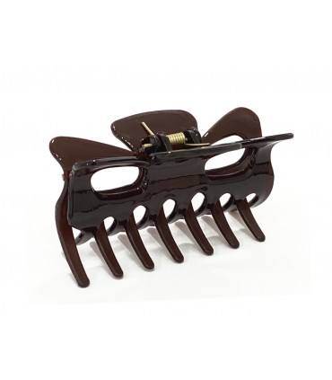 Pinza per Capelli Le Kikke 7.5cm colorE MARRONE  conf. 24 pz.