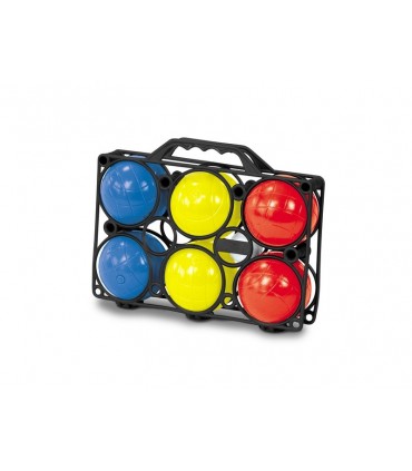 Set 6 Bocce colorate con boccino