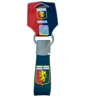 Portachiavi in Metallo e PVC F.C. Genova con Logo