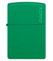 ZIPPO green con logo