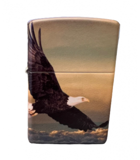 ZIPPO BAD EAGLE CLOUDS DESIGN