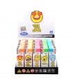 Accendino elettronico Atomic emoji Turbo Flame conf. 50 pz. assortiti con 5 fantasie