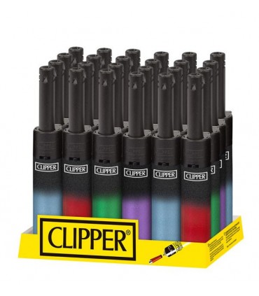 ACCENDIGAS CLIPPER MINItube gradient CONF. 24 PZ. ASSORTITO CON 4 colori