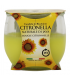 Candela alla Citronella DI JAVA 120G  IN BICCHIERE Durata 25 Ore per uso esterno conf. 6 pz.