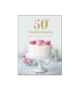 Biglietto MARPIMAR MATRIMONIO 50° ANNIVERSARIO Conf. 12 pz.