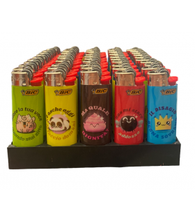 Accendino Bic MINI fantasia KAWAII conf. da 50 pz.
