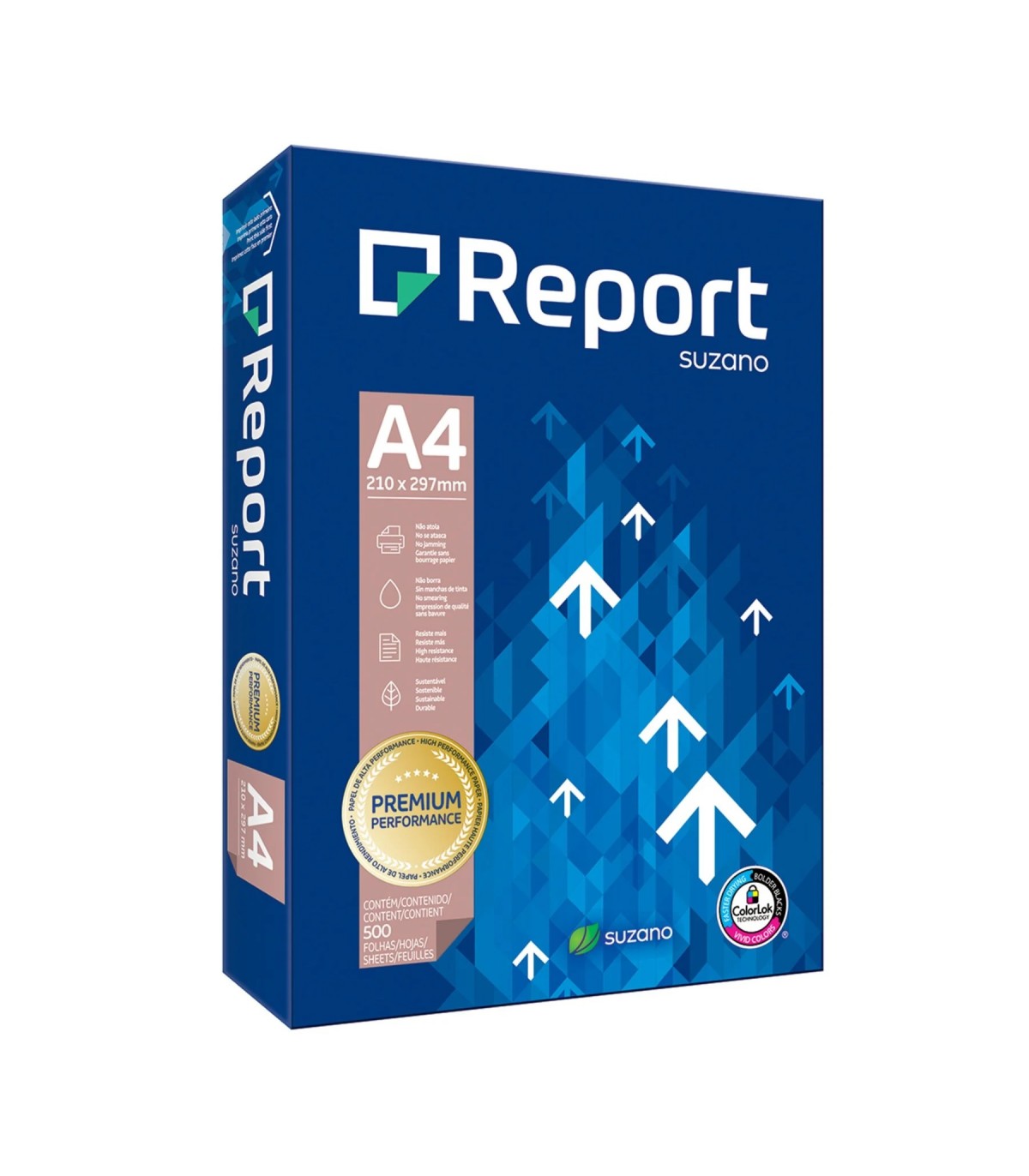 Risma A4 Premium REPORT 75gr. 500 fogli Cartone da 5 Risme