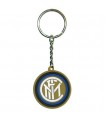 Portachiavi F.C. Inter in Gomma con logo Ufficiale in Rilievo