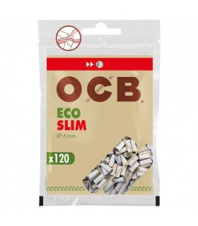 FILTRI OCB ORGANIC BIO SLIM 6MM. IN BUSTA DA 34 BUSTE DA 120 FILTRI