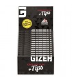 Cartina Gizeh KS Slim Black + Filtri in Carta con chiusura Magnetica conf. 26 blocchetti