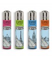 Accendino Clipper LARGE INCREASING EXCITEM CONF. 48 pz. assortiti con 4 grafiche