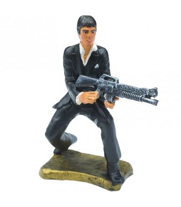 Statuina AL PACINO in Terracotta H.17 cm INTERAMENTE REALIZZATO E DIPINTO A MANO CONFEZIONATA IN SCATOLA DA REGALO