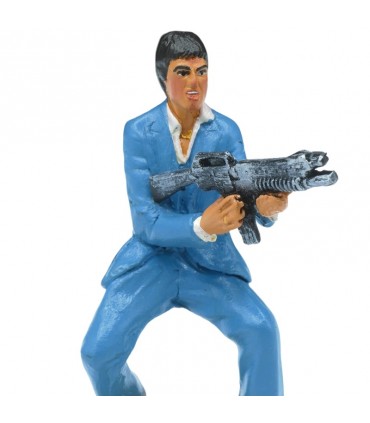 Statuina AL PACINO in Terracotta H.17 cm INTERAMENTE REALIZZATO E DIPINTO A MANO CONFEZIONATA IN SCATOLA DA REGALO