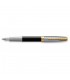 Penna PARKER A SFERA MOD.SONNET SMETAL BLACK CORPO IN ARGENTO E PENNINO IN ORO 18K CONFEZIONATA IN ELEGANTE ASTUCCIO