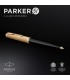 Penna a Sfera Parker MOD. 51 DELUXE BLACK GT CON FINITURE IN ORO IN METALLO CONFEZIONATA IN ELEGANTE ASTUCCIO
