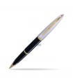 PENNA STILOGRAFICA WATERMAN MOD. CARENE DEKUXE COLORE NERO con pennino in oro 18k confezionata in elegante astuccio