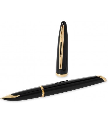 PENNA stilografica WATERMAN MOD.carene black sea gt con clip in oro 23k confezionata in elegante astuccio