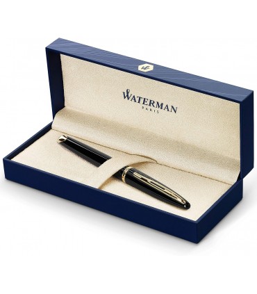 PENNA stilografica WATERMAN MOD.carene black sea gt con clip in oro 23k confezionata in elegante astuccio